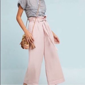 Anthropologie Blythe Paper bag Wide Leg Pants